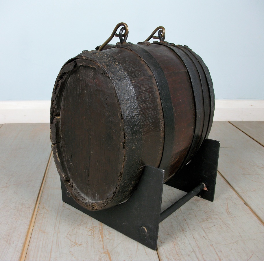 18th Century Oak Ship’s Spirit Barrel from HMS Royal George